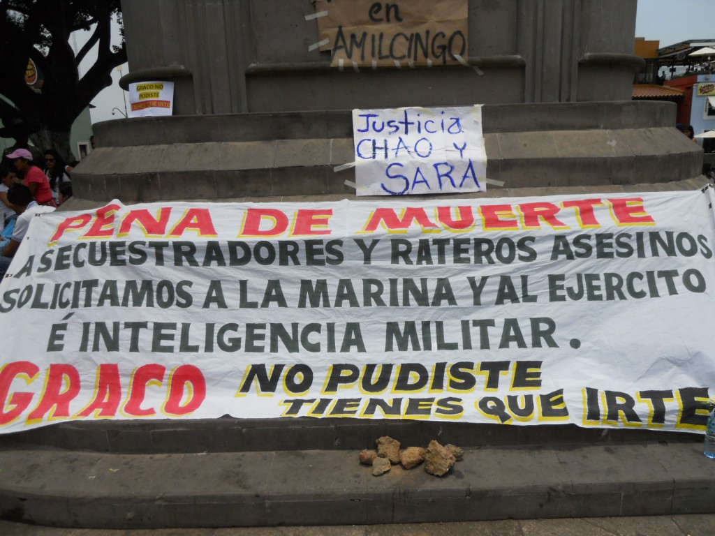 Corralón , autodefensas y marchas 1191