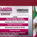 Abre precampaña Claudia Sheinbaum en Morelos