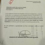 Solicita el Senador Víctor Mercado licencia al cargo